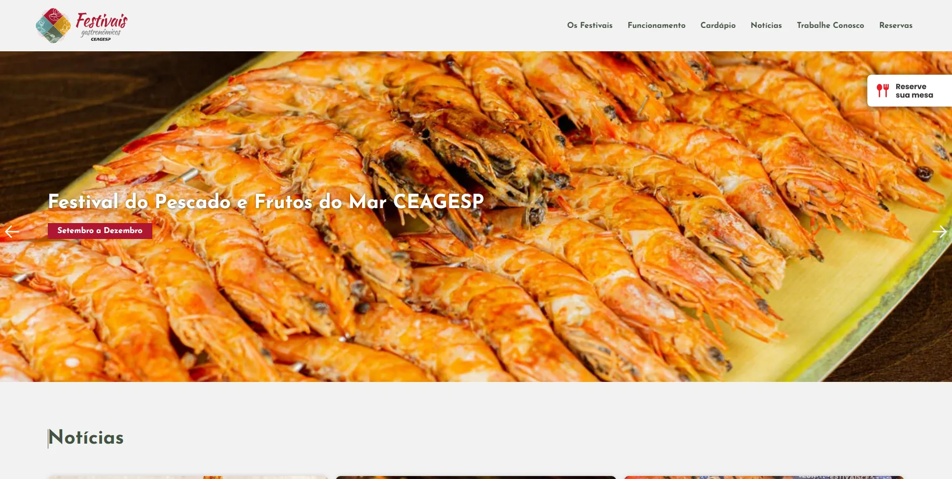 CEAGESP food festivals portal